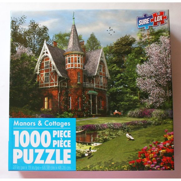 Puzzle Manors & Cottages 1000 pieces - Picture 1 of 2